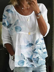 Juliet Kelbridge | Lace Yoke Loose Top For Women