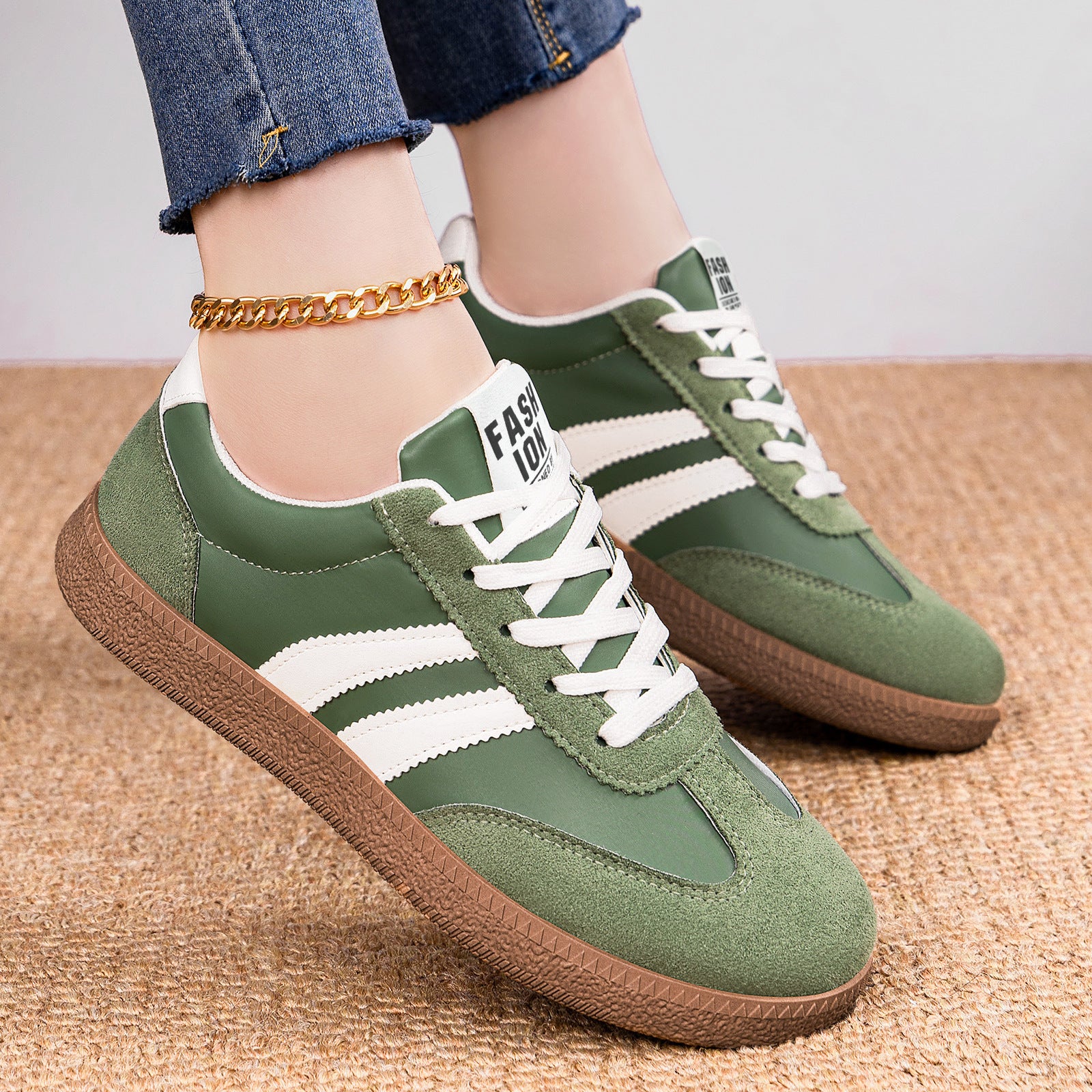 Marielle Fontanel | Retro Colorblock Sneakers For Women