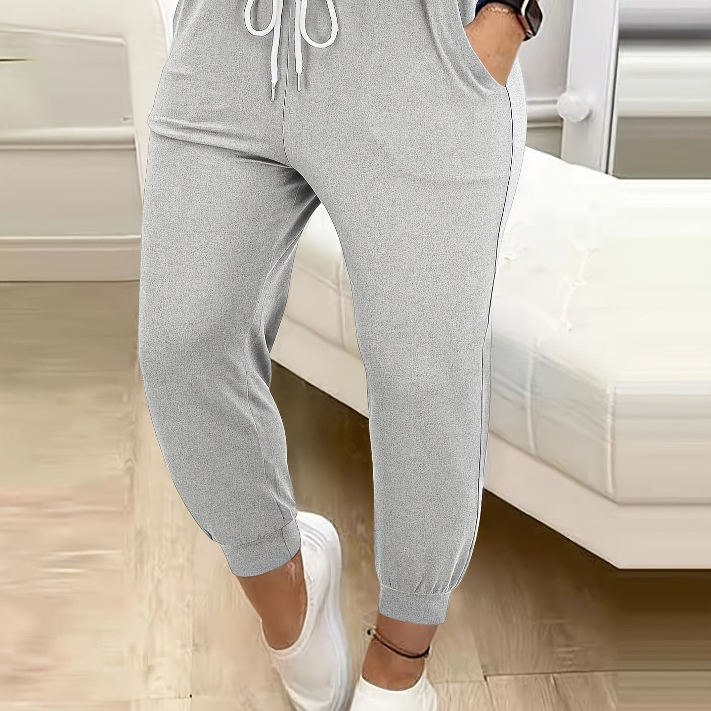 Camille Faucher | Tapered Drawstring Joggers For Women
