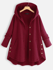 Eloise Bertrand | Quilted Hooded Long Parka For Women