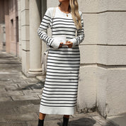 Colette Fairmont | Striped Knit Midi Dress For Women