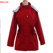 Daphne Winslow | Women's Hooded Windbreaker Raincoat