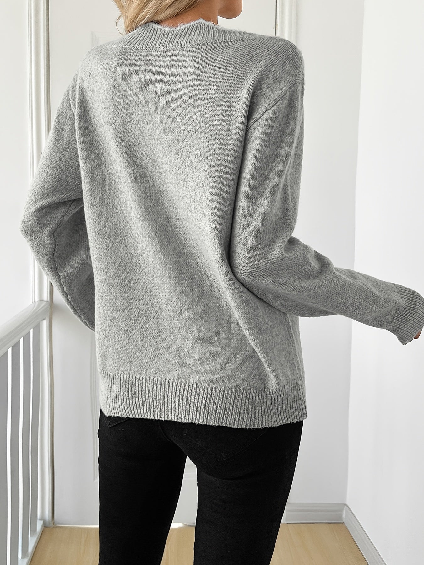 Marina Castiglione | V-Neck Bow Sweater For Women