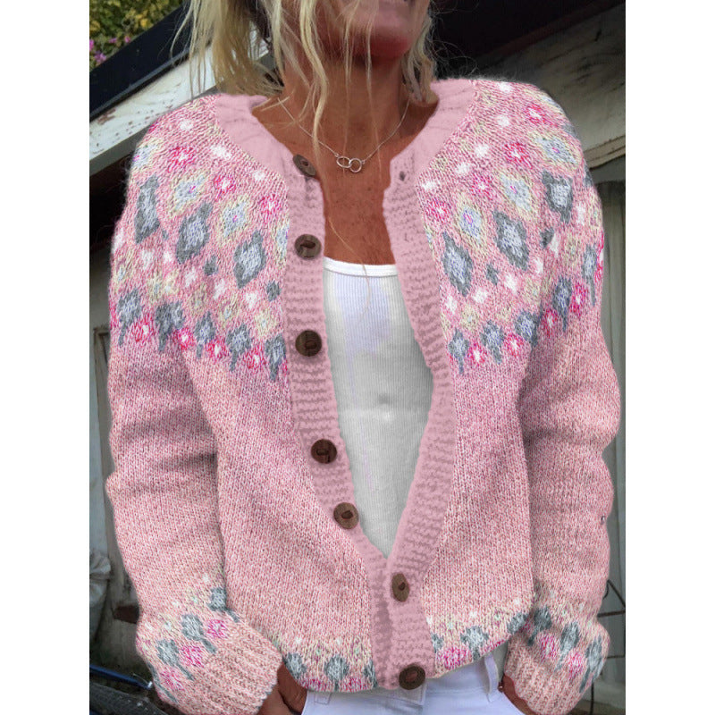 Margherita Solano | Striped Color-Block Knit Cardigan For Women