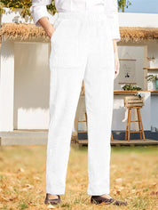 Vivienne Ashford | Corduroy Straight Leg Pants For Women