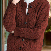 Amara Delfino | Textured Button-Front Cardigan For Women