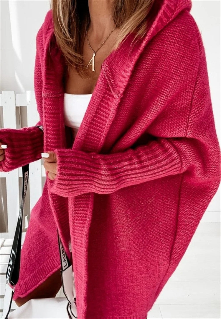 Lila Montrachet | Oversized Hooded Cardigan Sweater For Women