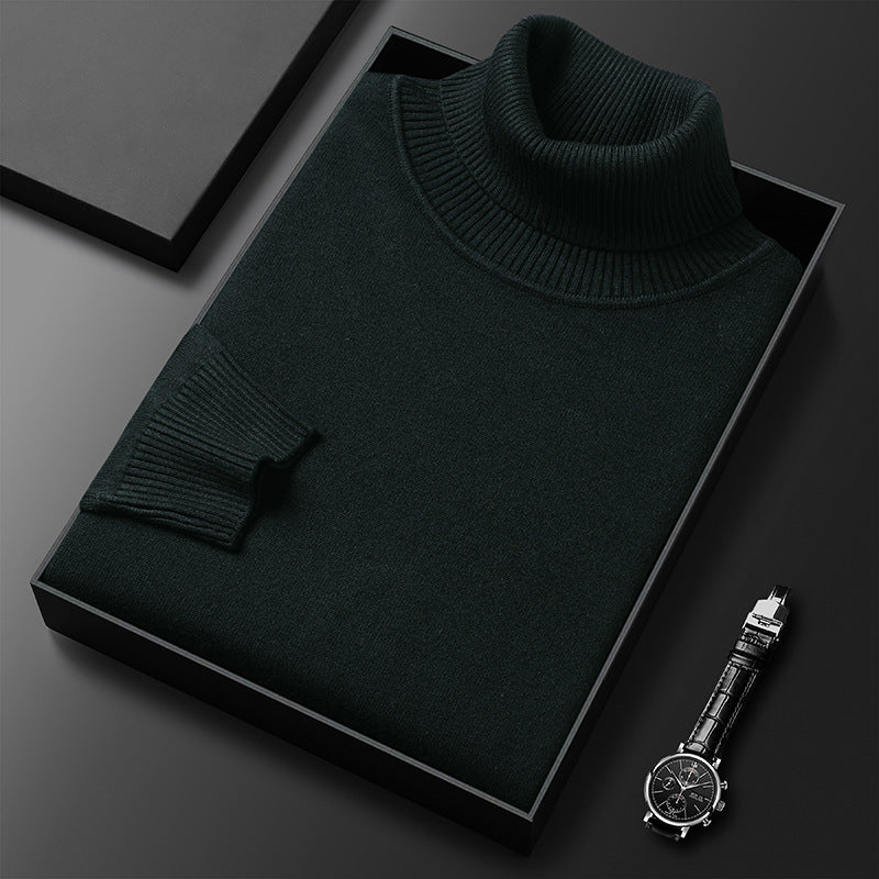 Hayes Norham | Fine Knit Turtleneck Sweater For Men