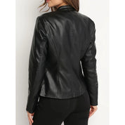 Gabrielle Montfort | Short Faux Leather Jacket For Women