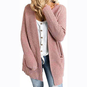 Emmeline Vandenberg | Oversized Knit Pocket Cardigan For Women