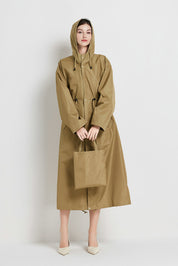 Eloise Marchmont | Women's Hooded Raincoat Trench Coat