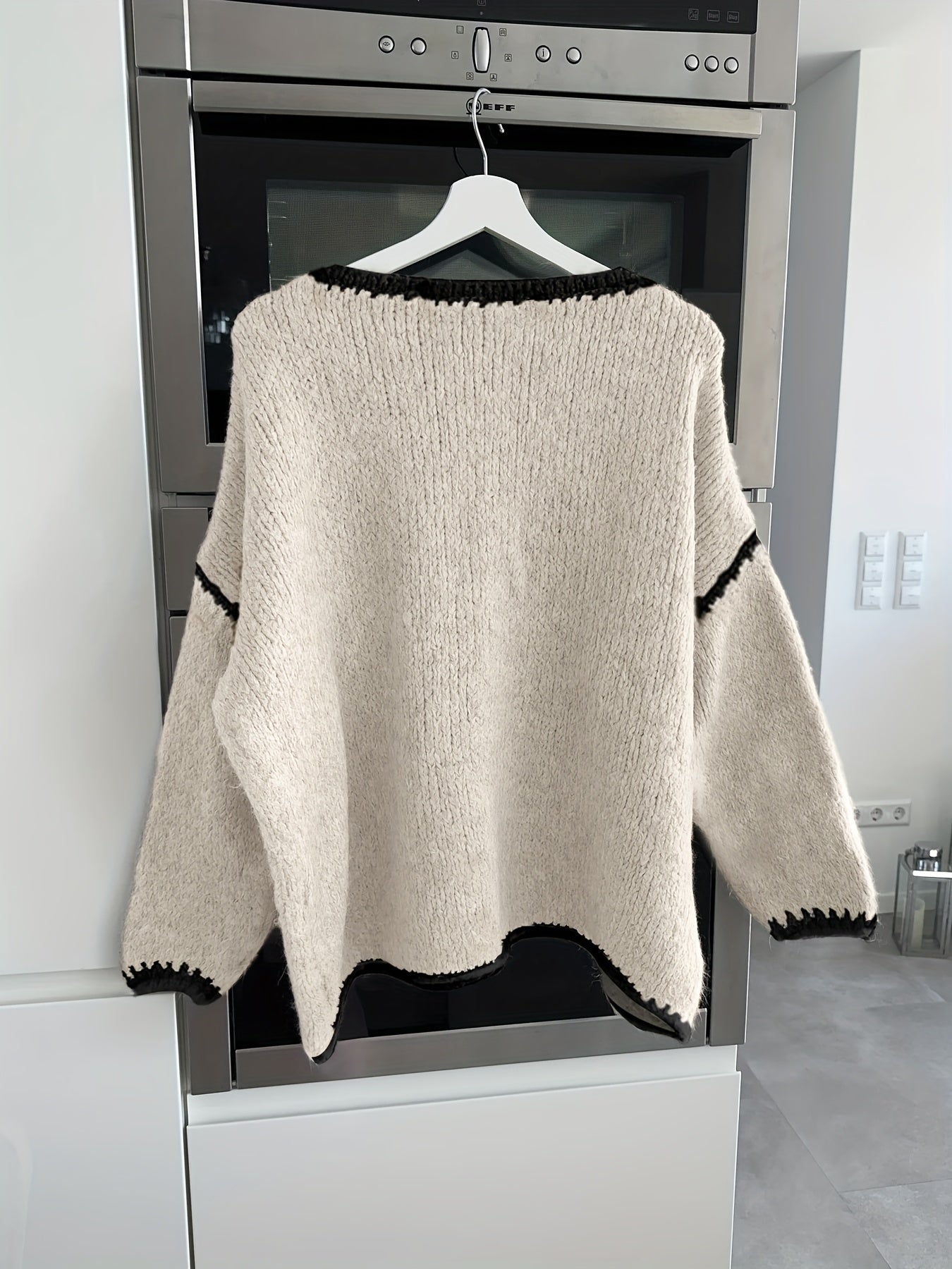 Colette Ravenna | Chunky Knit Sweater With Boat Neckline