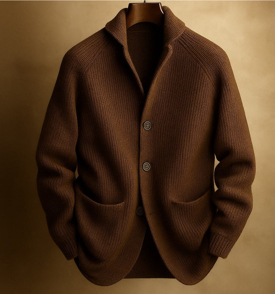 Hank Selfield | Knit Cardigan Blazer For Men