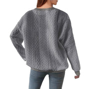 Aurore Delacombe | Cable-Knit Crew-Neck Sweater For Women