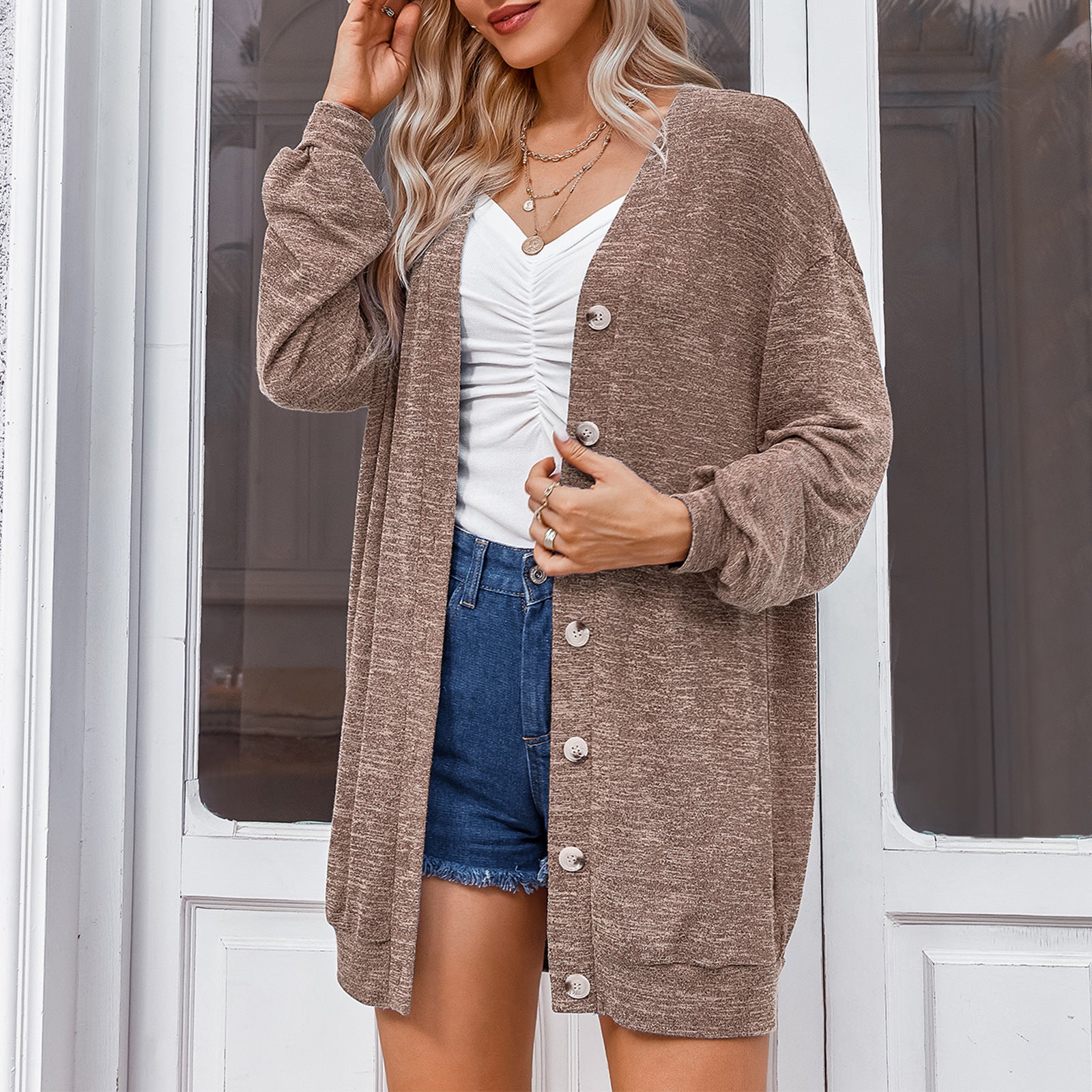 Aveline Charpentier | Mid-Length Cardigan For Women