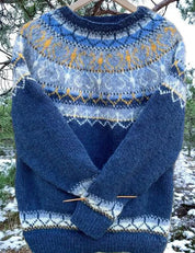 Solange Winterbourne | Nordic Fair Isle Oversized Sweater For Women