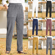 Vivienne Ashford | Corduroy Straight Leg Pants For Women