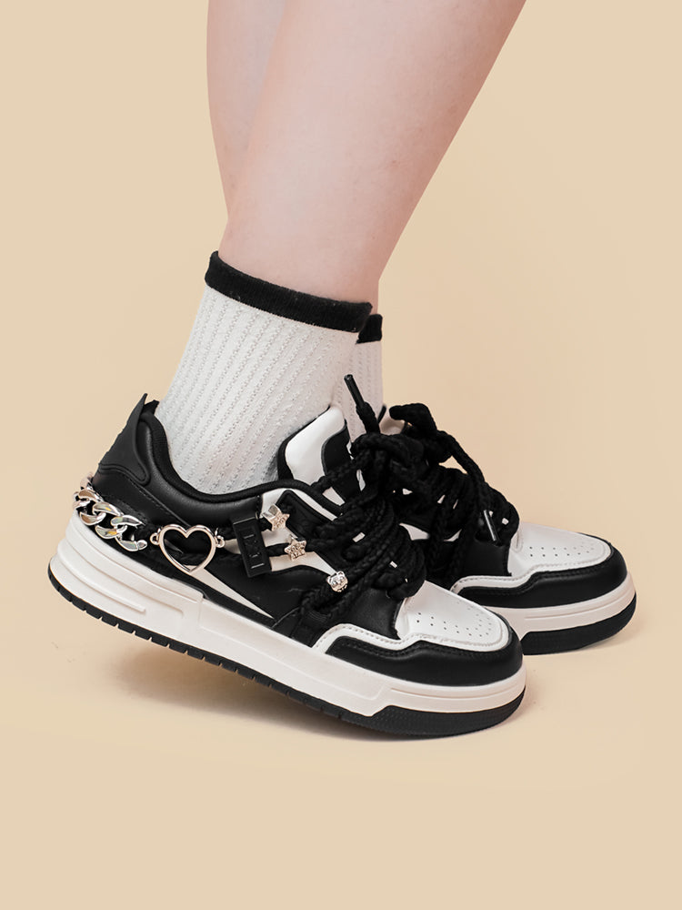 Charlotte Bellamy | Platform Lace-Up Sneakers For Women