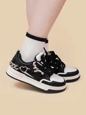 Charlotte Bellamy | Platform Lace-Up Sneakers For Women