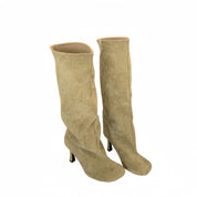 Sienna Colbert | Suede Knee-High Heeled Boots For Women