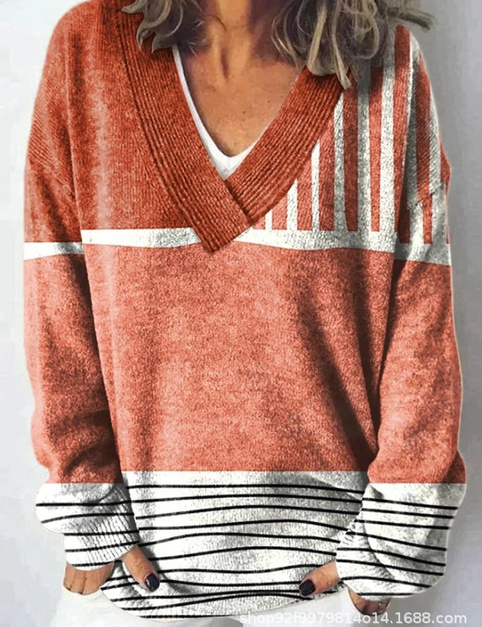 Vivienne Castellane | Colorblock Striped Sweater For Women