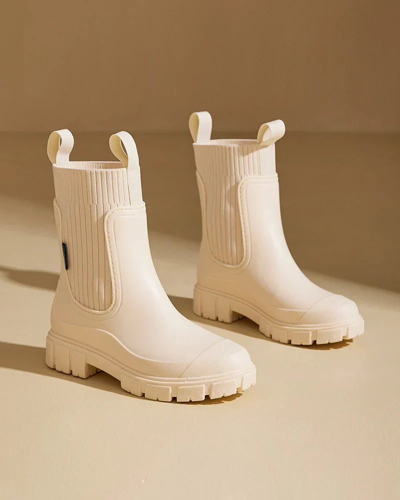 Dilara Marwood | Block-Heel Chunky Chelsea Boots For Women