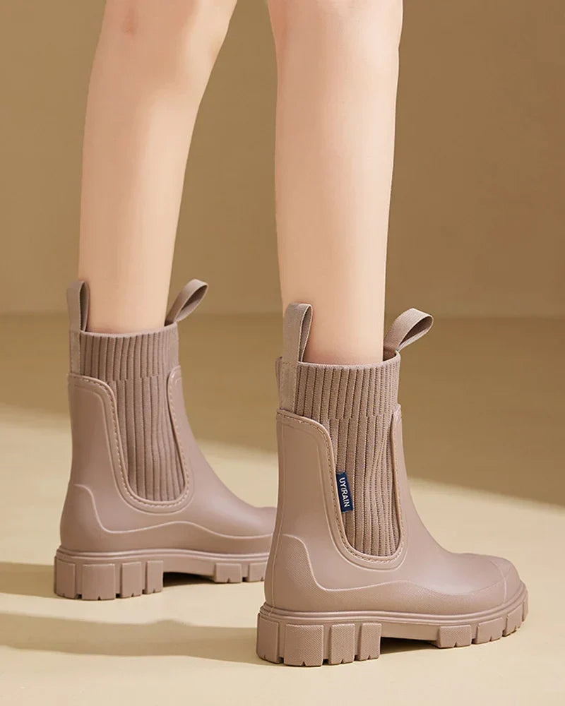 Dilara Marwood | Block-Heel Chunky Chelsea Boots For Women