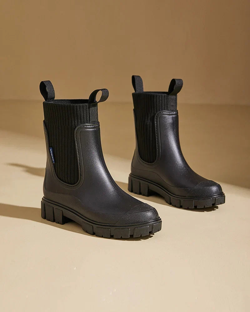 Dilara Marwood | Block-Heel Chunky Chelsea Boots For Women