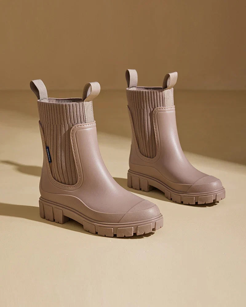 Dilara Marwood | Block-Heel Chunky Chelsea Boots For Women