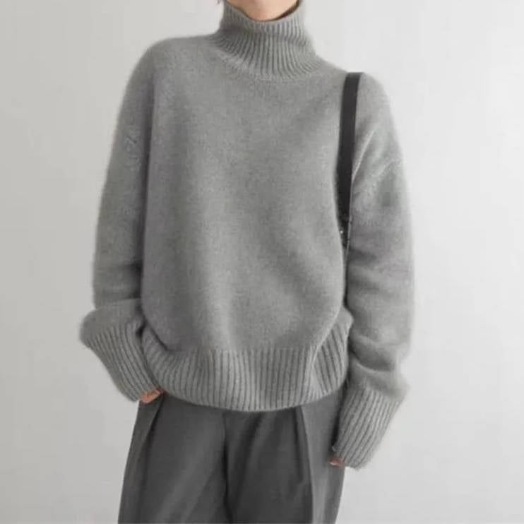 Aurore Winsfield | Turtleneck Cashmere Sweater For Women