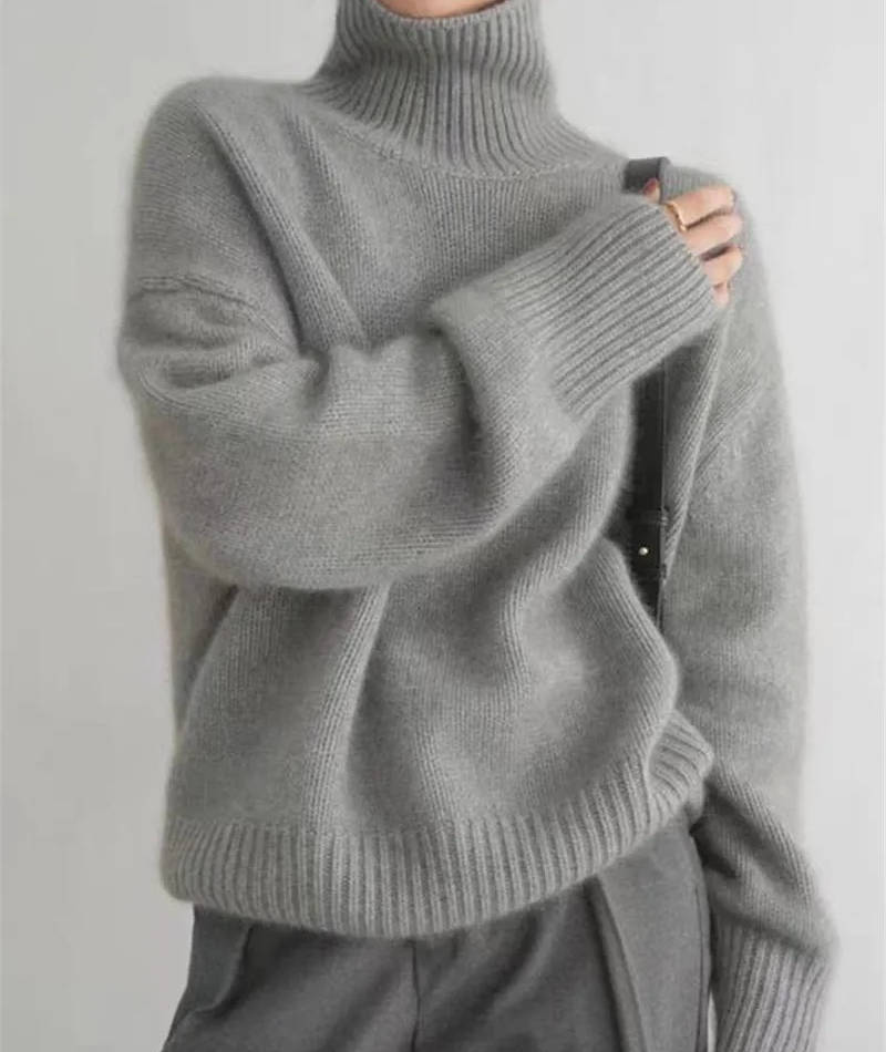 Aurore Winsfield | Turtleneck Cashmere Sweater For Women