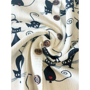 Renata Chastain | Botanical Print Cardigan With Button Front