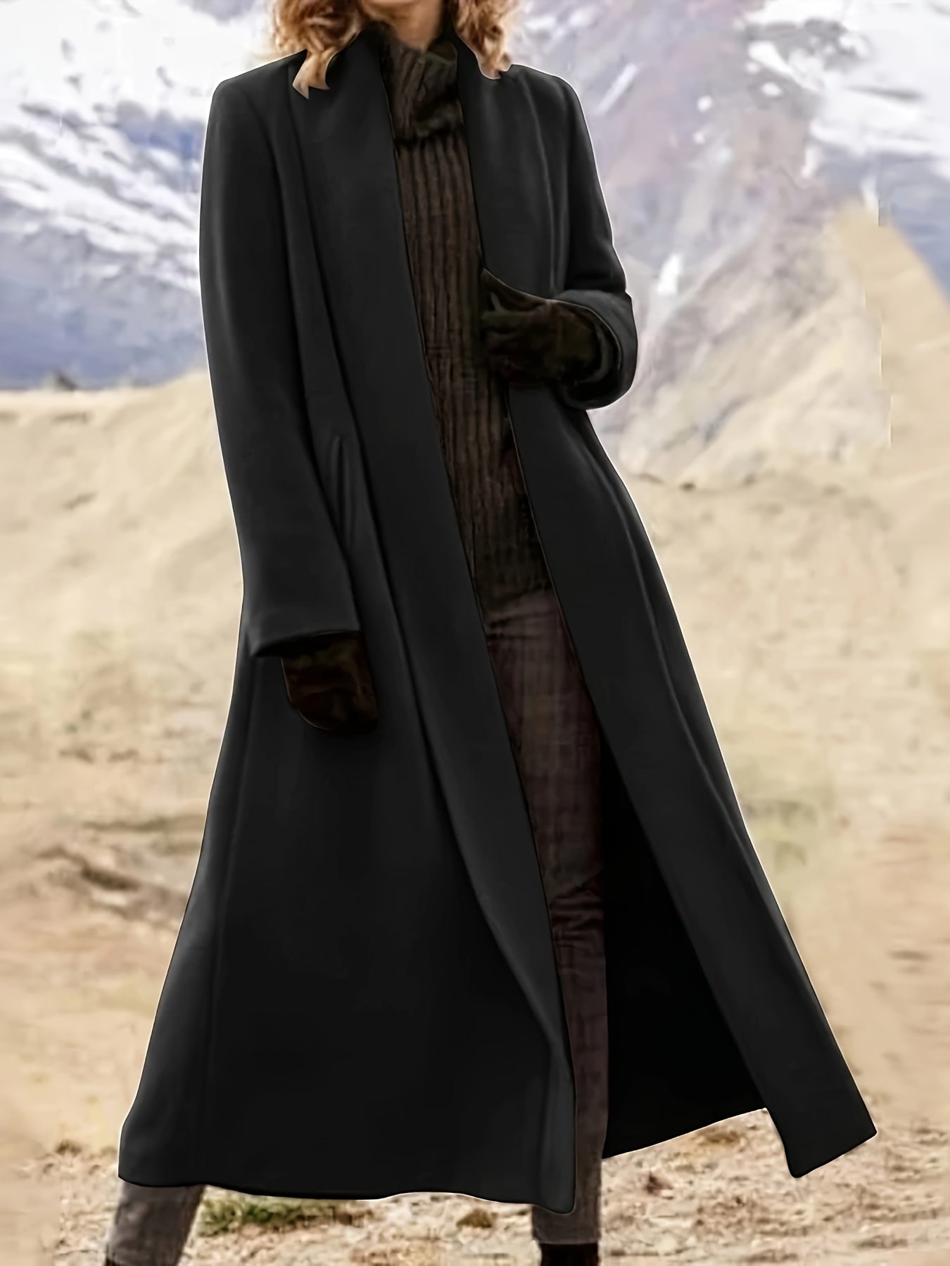 Cordelia Ashworth | Elegant Longline Overcoat For Women