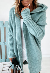 Lila Montrachet | Oversized Hooded Cardigan Sweater For Women