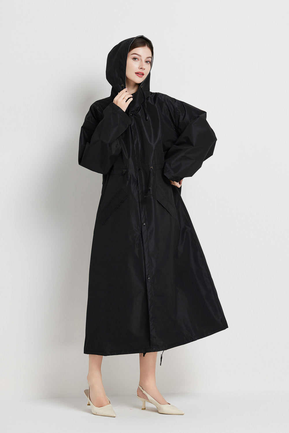 Eloise Marchmont | Women's Hooded Raincoat Trench Coat