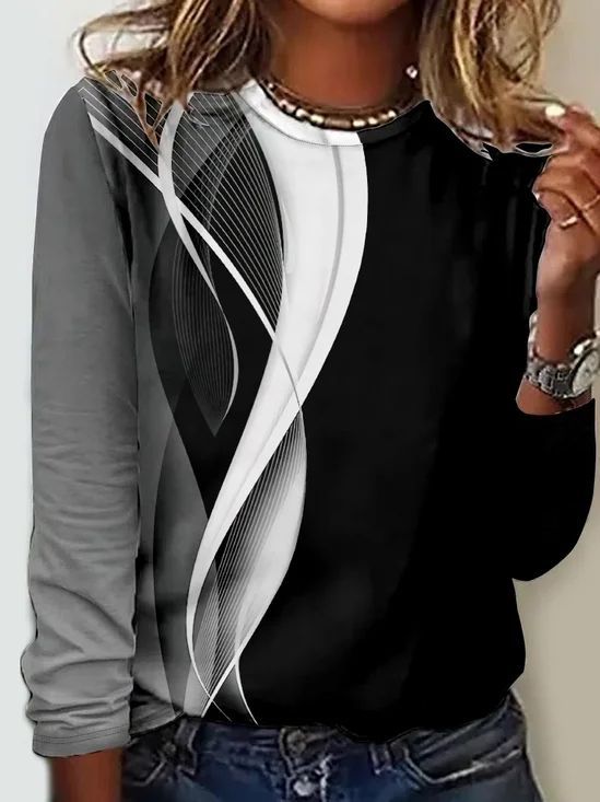 Josephine Lambert | Halloween Cat Print Long Sleeve Top For Women