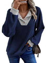 Margherita Fontanelli | Ribbed Knit Collared Sweater For Women