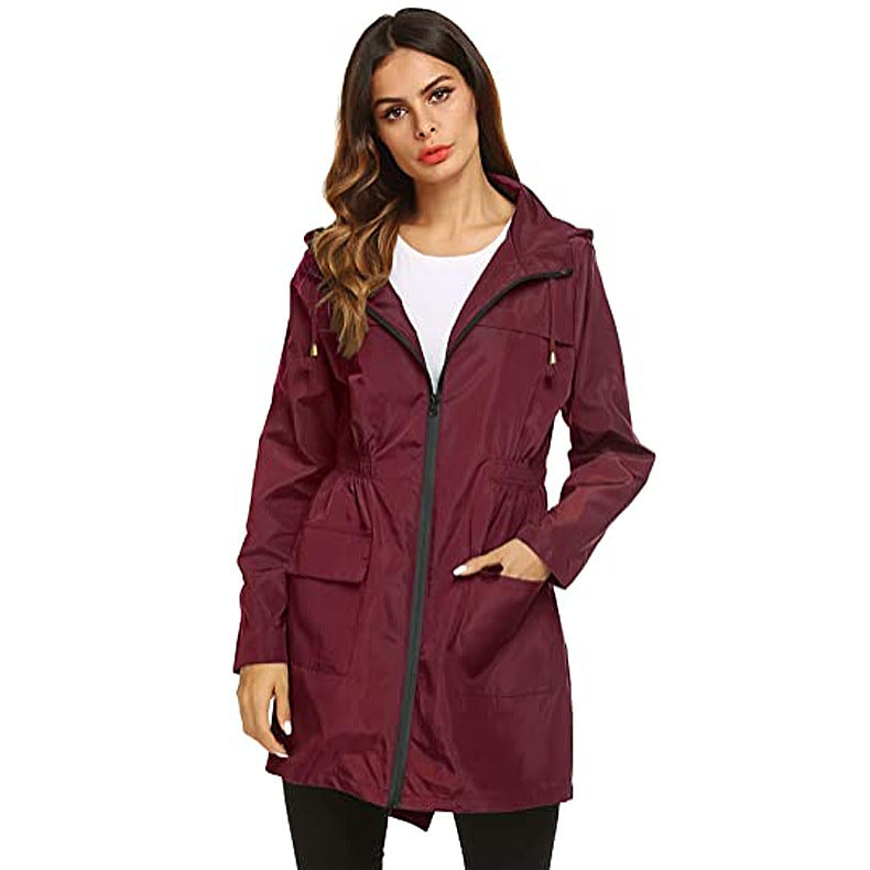Serena Fairclough | Hooded Waterproof Rain Jacket For Women