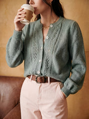 Renata Fontclair | Textured Round-Neck Sweater For Women
