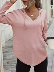 Naomi Verlaine | Relaxed V-Neck Hoodie For Women