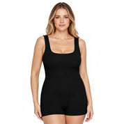 Portia Langvale | Seamless Ribbed Romper Bodysuit For Women