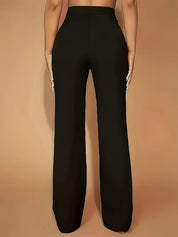 Adele Fontenay | High-Waist Wide-Leg Trousers For Women