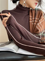 Manon Ricard | French High-Neck Knit Sweater For Women