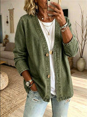 Danielle Westbrook | Casual Denim Cardigan Jacket For Women