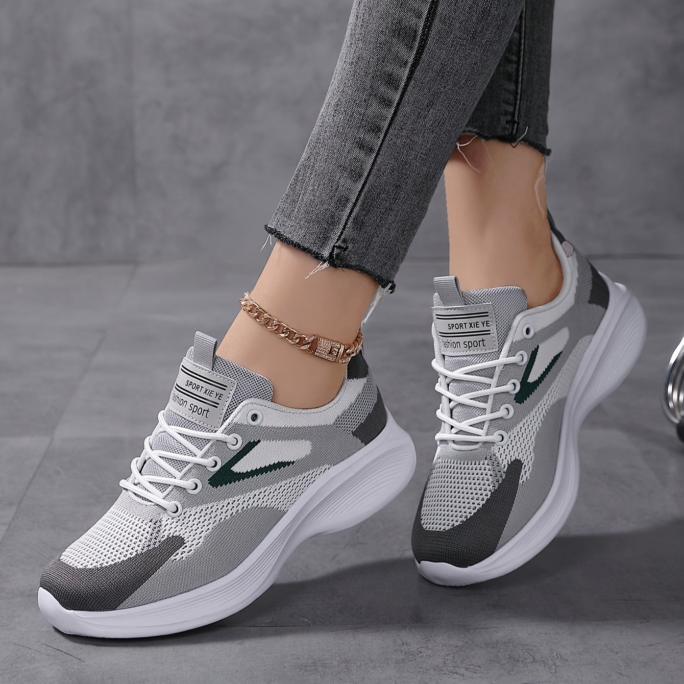 Harper Donnelly | Knit Mesh Sneakers For Women