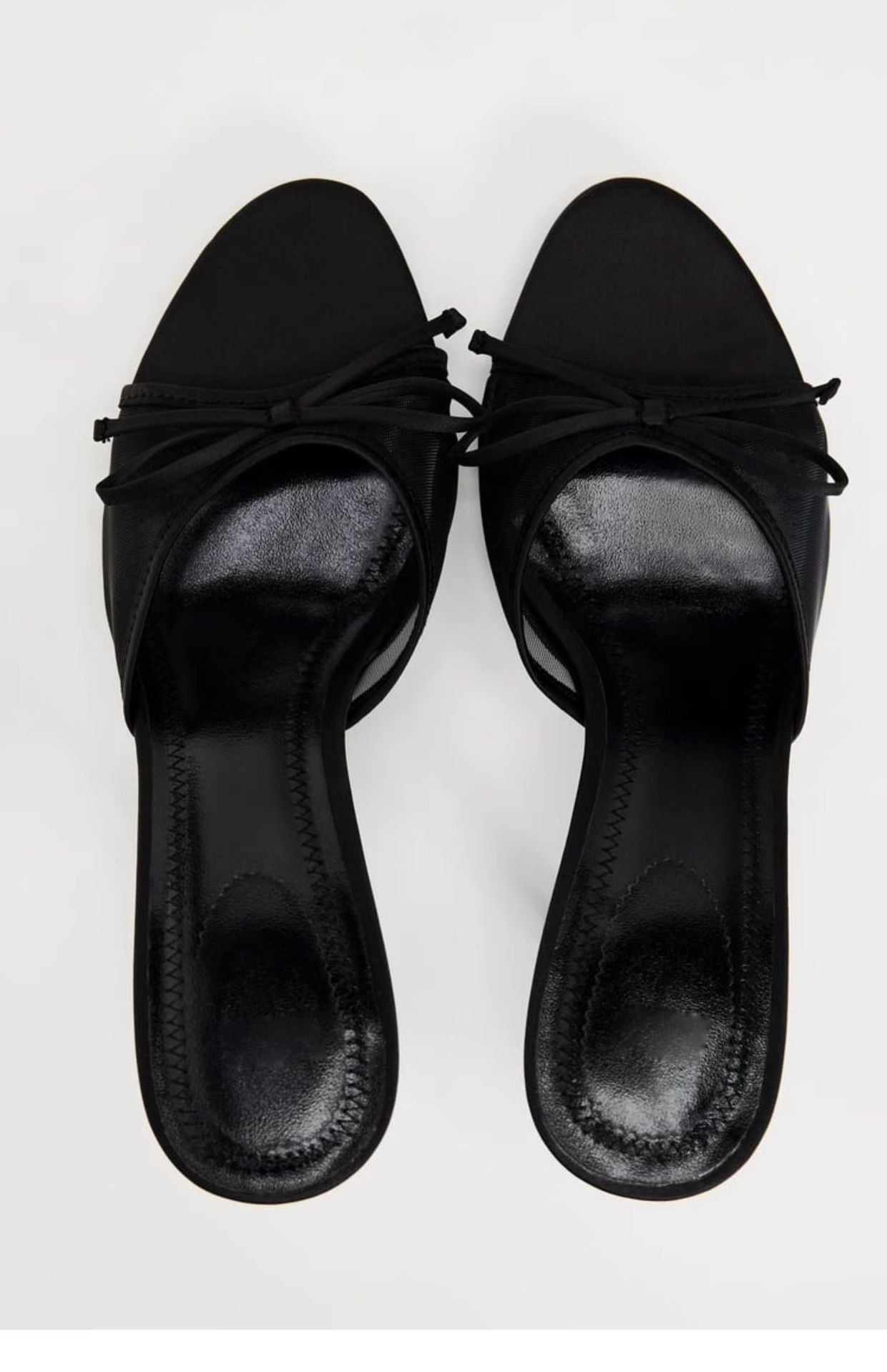 Margaux Chevalier | Bowknot Mesh Heeled Sandals For Women