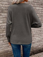 Roxane Chevalier | Cowl Neck Long Sleeve Top For Women