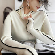 Manon Ricard | French High-Neck Knit Sweater For Women