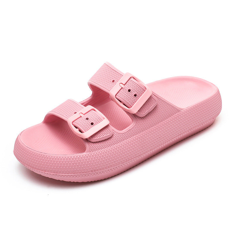 Simone Vercelli | Double Buckle Platform Slide Sandals For Women