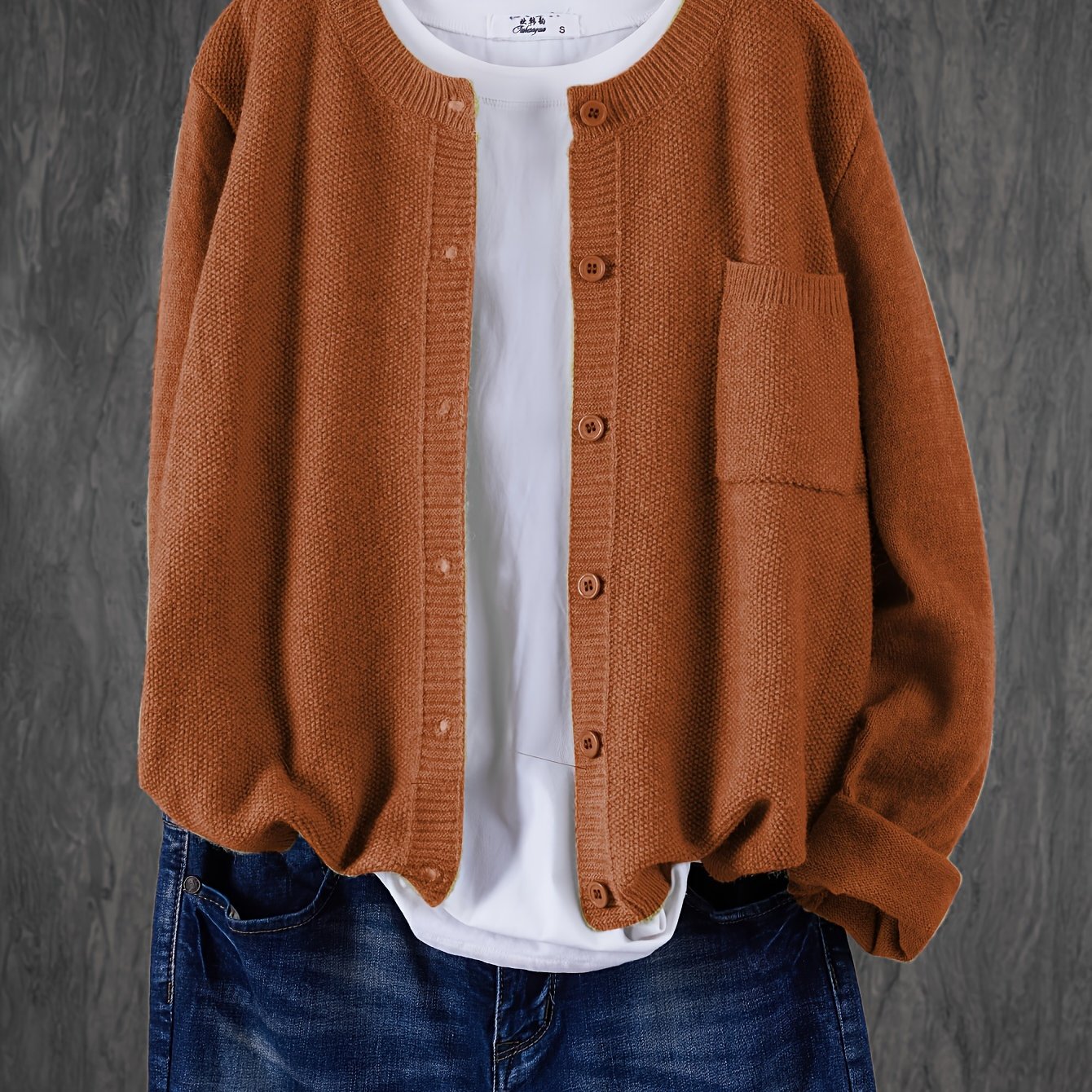 Matteo Lombardi | Button-Front Open Cardigan For Men